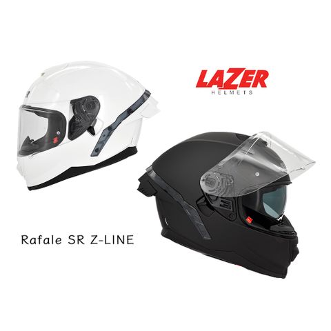 加大鴨尾 擾流穩定性極高【LAZER】Rafale SR Z-LINE 消光黑 全罩 安全帽