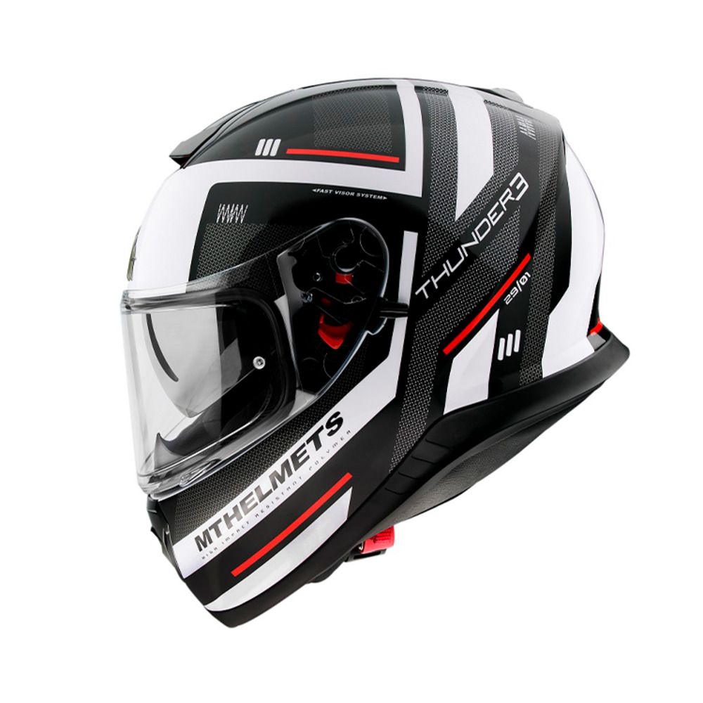  MT安全帽 THUNDER 3 SV 雷神3 CARRY黑白【西班牙進口】MT HELMETS