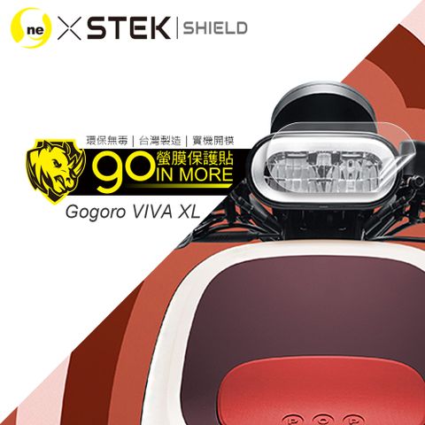 Gogoro VIVA XL 車大燈保護貼! 頂級精品汽車界包膜原料：犀牛皮使用！更高級+更美觀+更好貼！