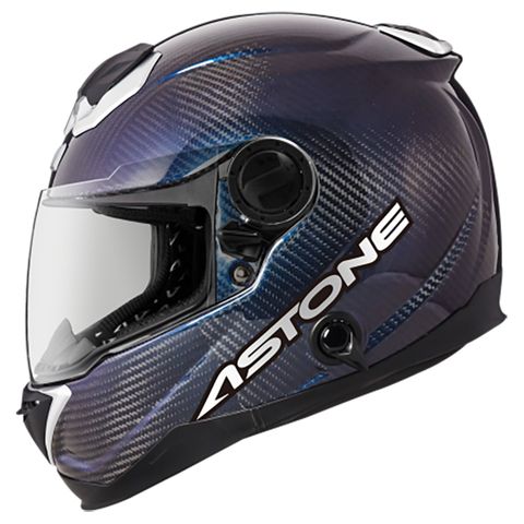 ●熱銷碳纖維帽款●【ASTONE】GT-1000F透明碳纖/變色龍 藍紫