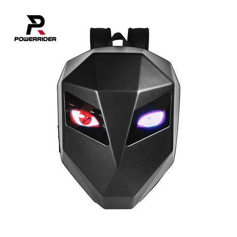 PowerRider 鋼鐵俠 動態LED 騎士背包 黑色