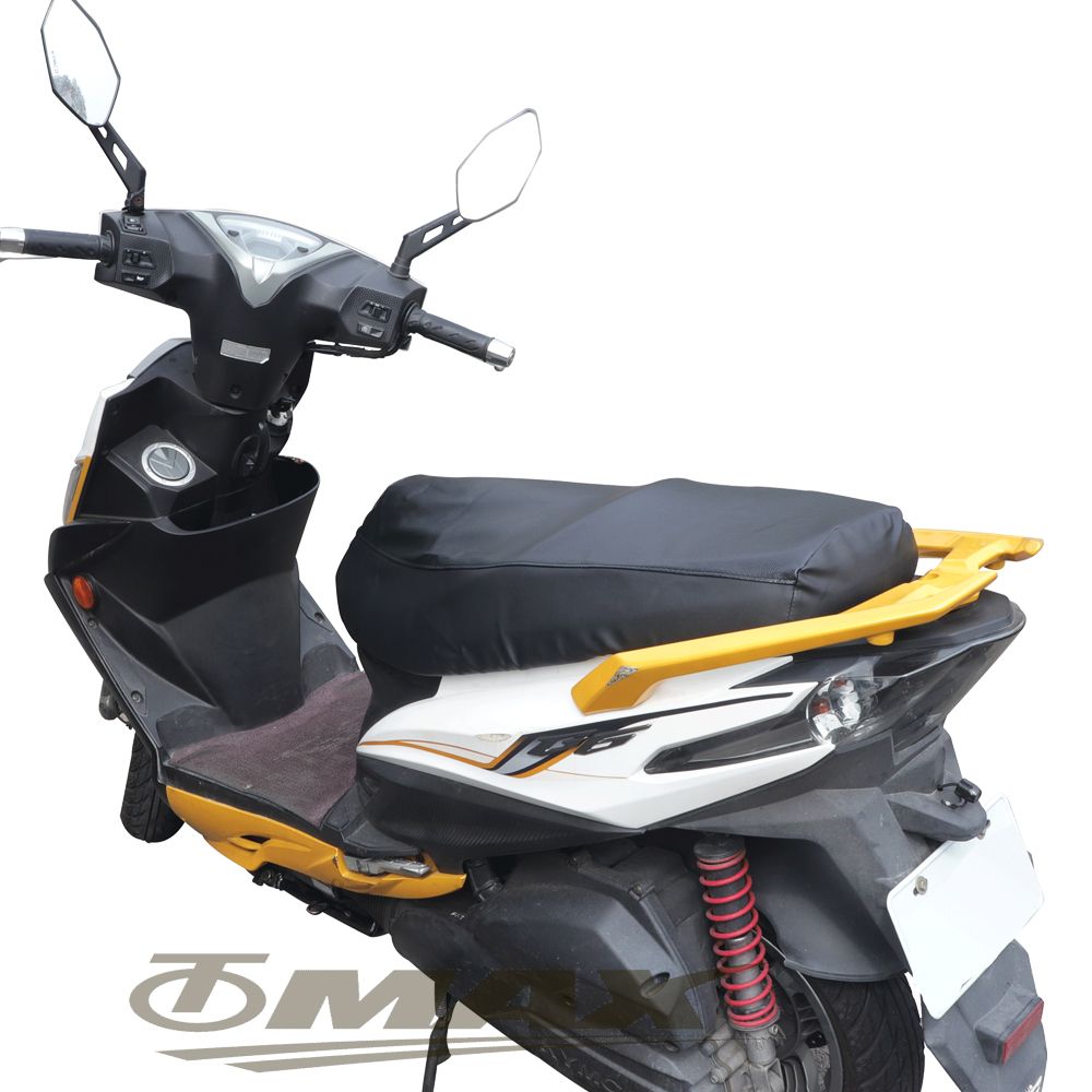 OMAX 防熱黑色原皮機車坐墊套規格款