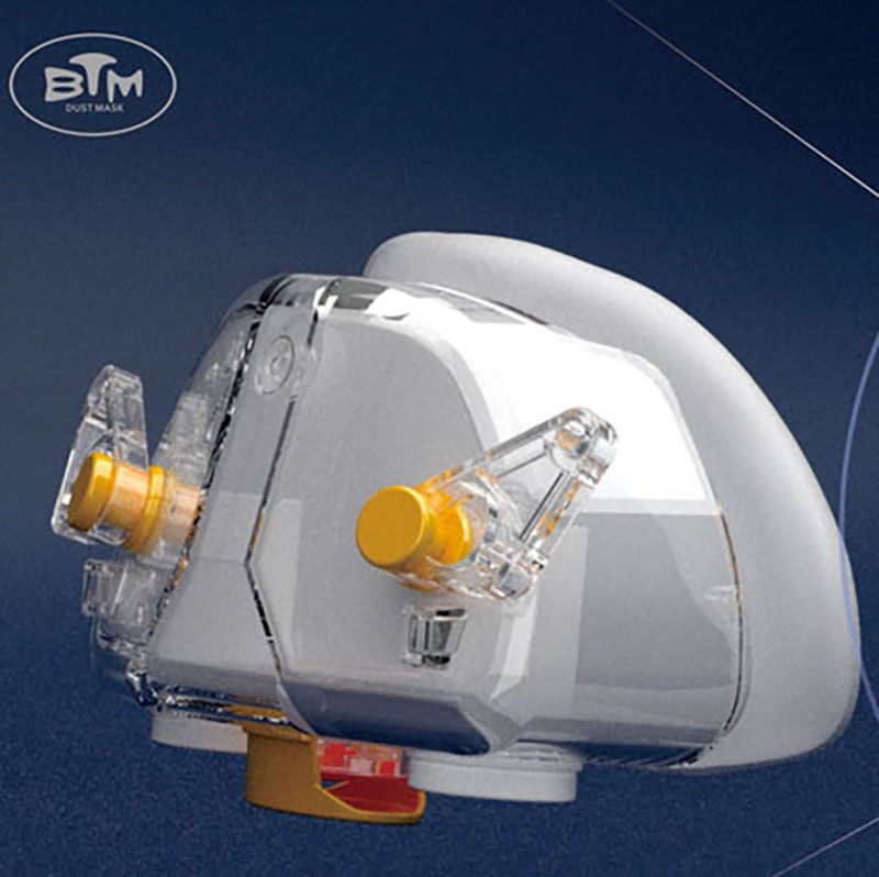 BTM [新型專利]  防塵鼻罩 環保 鼻罩式空氣過濾器 全透明