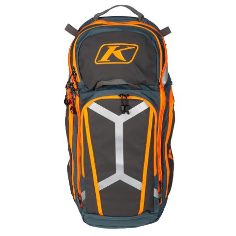 Klim 【美國】ARSENAL 30 BACKPACK 背包 含3L水袋/雨罩  PETROL - STRIKE ORANGE