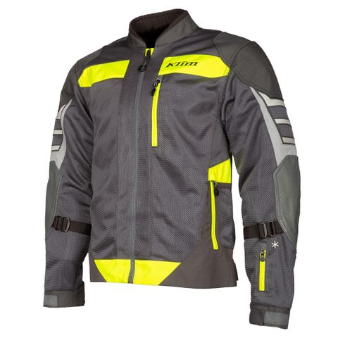 【美國KLIM】INDUCTION PRO 通風D3O防摔外套 ASPHALT - HI-VIS