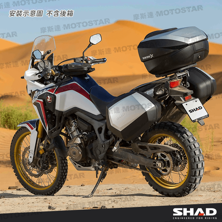 OT達 安裝示意圖不含後箱 摩斯達 MOTOST摩斯達 MTAR摩斯達 MOTOSTARSTAR MOTOSSHADSHADTAR摩斯達ARSHADENGINEERED FOR RIDING