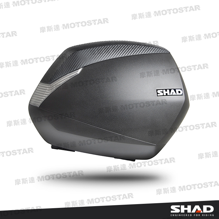 SHAD SH36 摩托車側置物箱 CARBON外觀 (左+右一組)