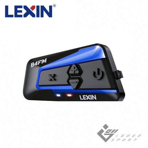美國通訊安全帽耳機高CP值品牌LEXIN B4FM 安全帽通訊藍牙耳機 (單入組)