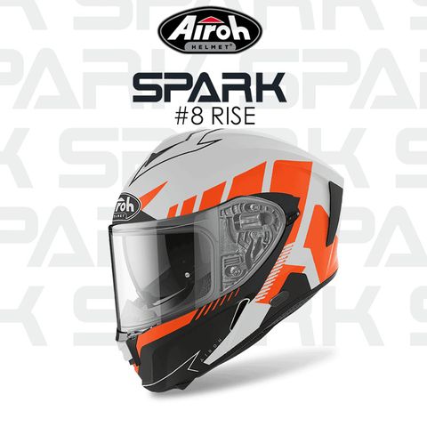 義大利 Airoh SPARK #8 彩繪款 史巴克 全罩式安全帽 內墨遮陽鏡片 24小時內出貨