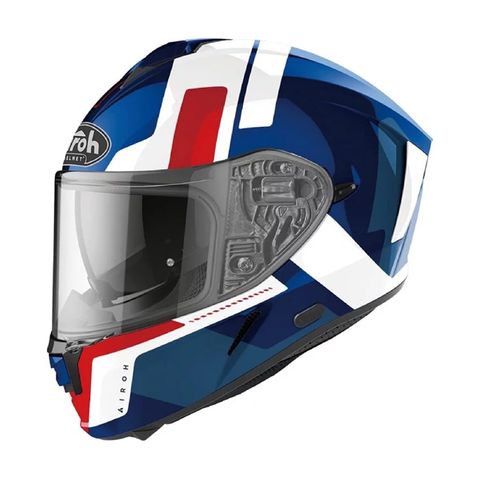 義大利 Airoh SPARK #7 藍白 全罩式安全帽