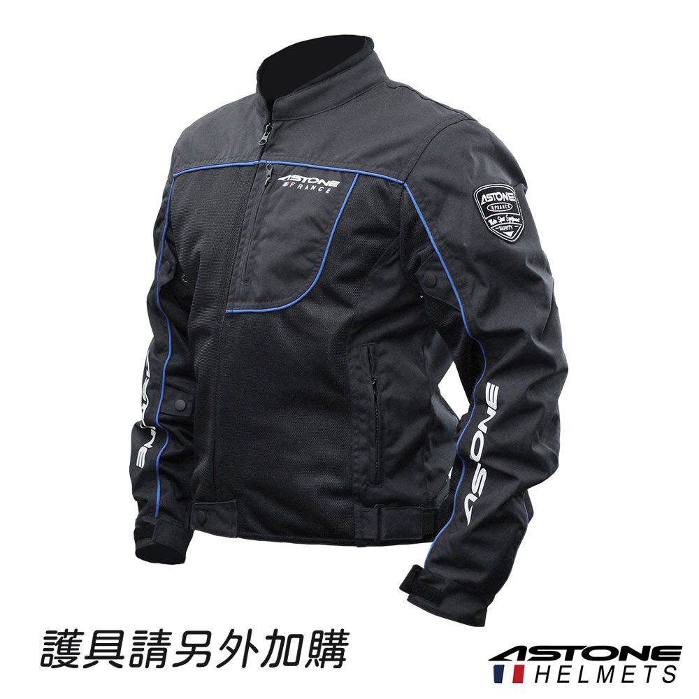 ASTONE 新款設計風馳-騎士全季型防摔衣法式簡約風格質感版型機能優質提升選用透氣耐磨材質充分提供騎乘所需的安全及機能性3D立體剪裁設計打造完美舒適度及靈活度