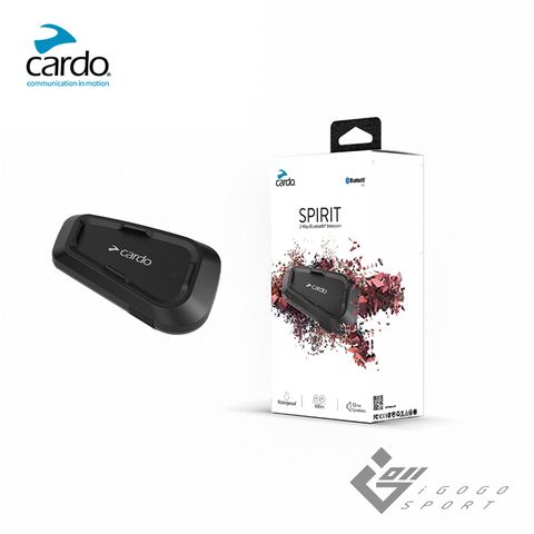 清晰可靠 入門首選Cardo SPIRIT 安全帽通訊藍牙耳機 (單入組)