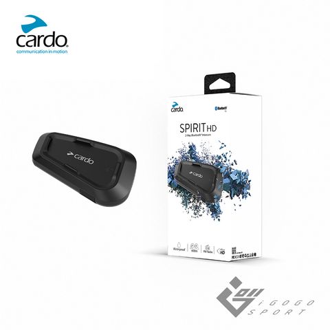 40mm HD大直徑發聲單體Cardo SPIRIT HD 安全帽通訊藍牙耳機 (單入組)