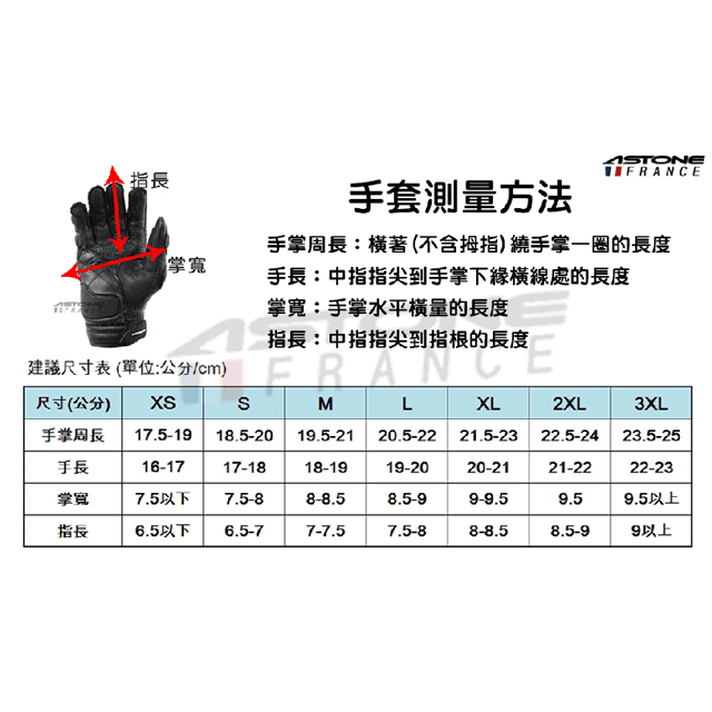 ASTONE W103A 冬季防水騎士手套