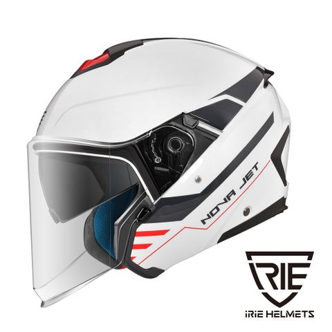 IRIE HELMETS 【IRIE】NOVA 2.0 全新上市DOT藍芽孔位快拆全熱壓內襯都會騎乘風+長程舒適設計DOT 《BL1-SEVEN 白》