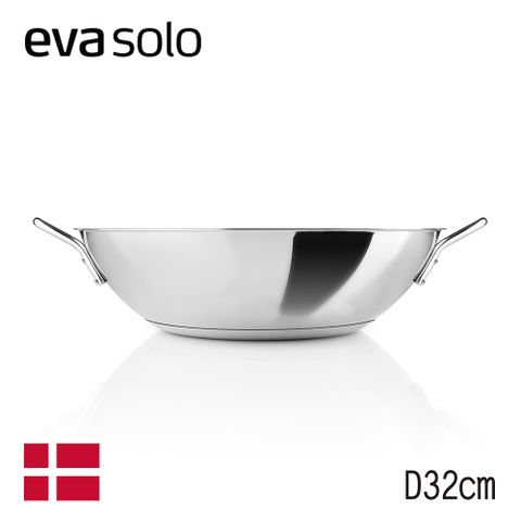 【Eva Solo】丹麥Eva Trio陶瓷塗層不鏽鋼炒鍋32cm