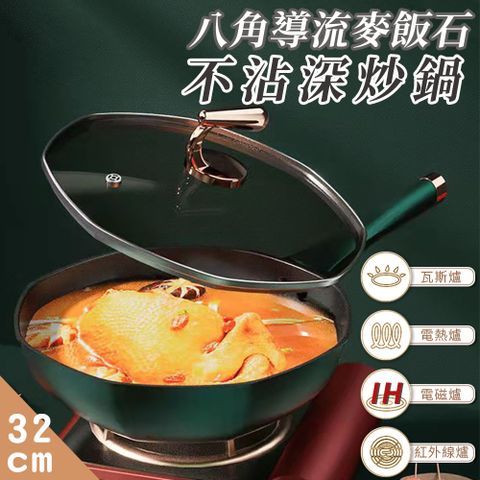 英國製INTIGNIS大理石鑄造深型不沾平底鍋-32cm - PChome 24h購物