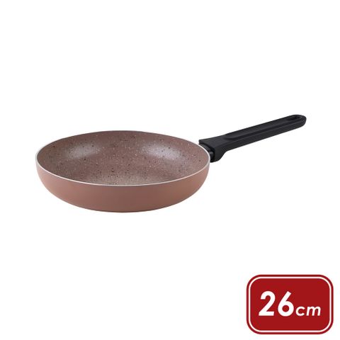 MUHLER Kikka大理石不沾平底鍋(棕26cm)