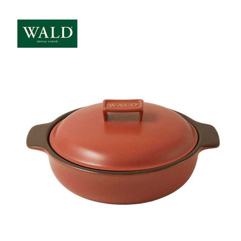 義大利WALD-陶鍋系列-28cm淺燉鍋-磚紅色