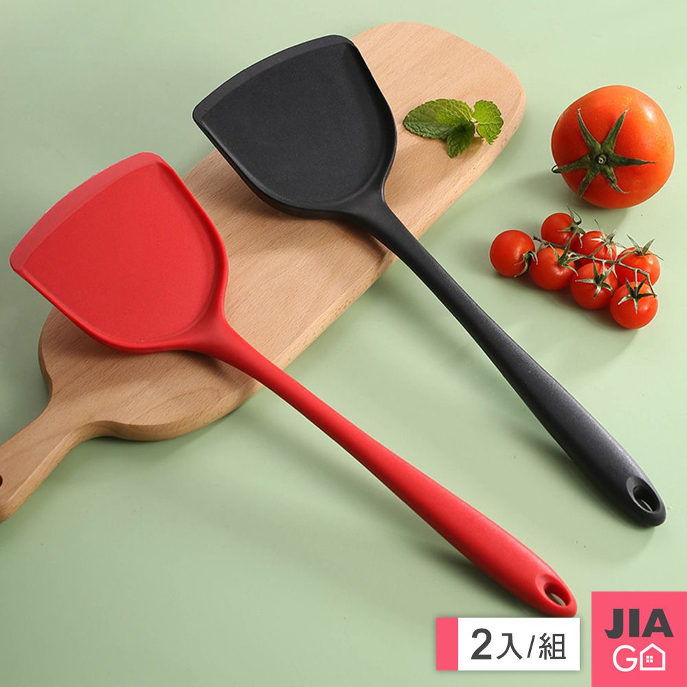 JIAGO 不傷鍋矽膠鍋鏟-2入組