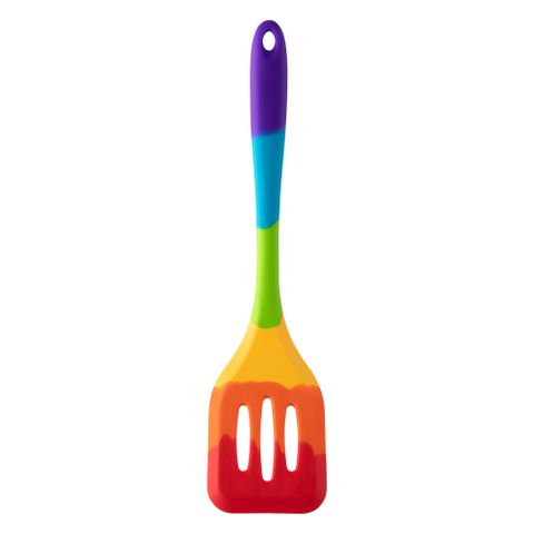 《Taylors Eye Witness》不沾鍋矽膠濾油鍋鏟(彩虹29cm)