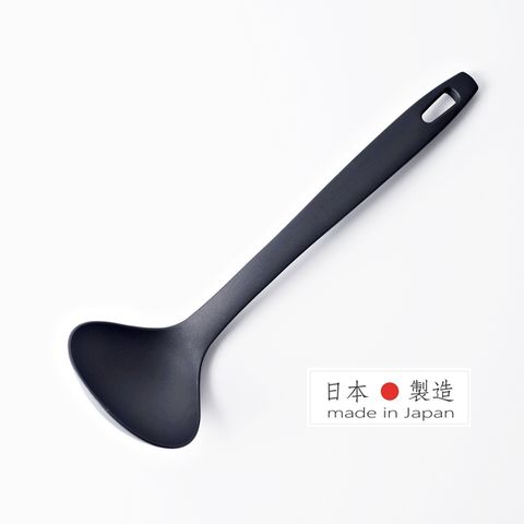 【HOMECHEF】日本製 不沾鍋琺瑯鍋耐熱湯勺(L)