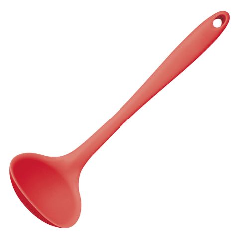 KitchenCraft 矽膠湯杓(紅28.5cm)