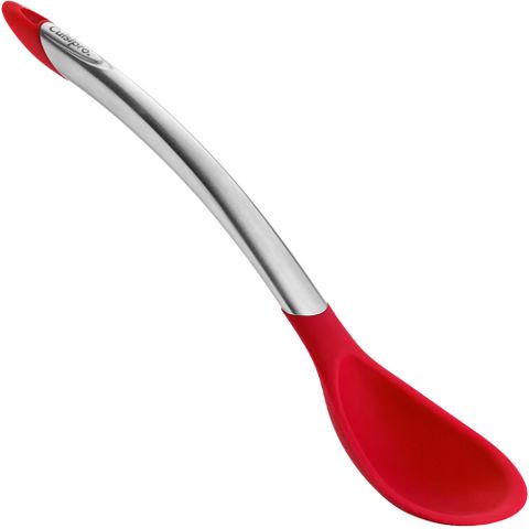 CUISIPRO 鋼柄矽膠料理匙(紅30.5cm)
