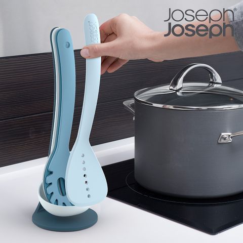 【Joseph Joseph】Nest系列磁吸料理鏟杓組-天空藍