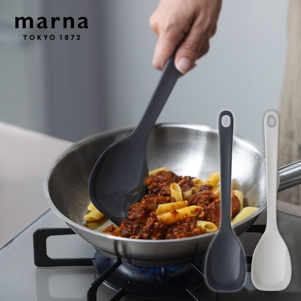 MARNA 日本不粘鍋廚具系列-耐熱矽膠調理匙