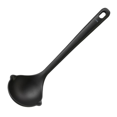 《KELA》不沾鍋湯杓(黑33.5cm)