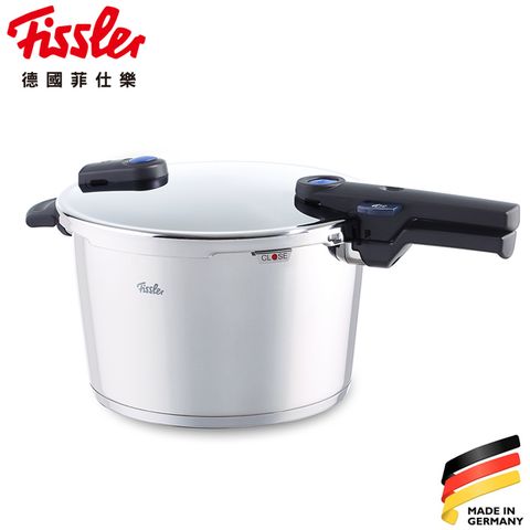 Fissler 菲仕樂 德國菲仕樂 歐洲版二代藍點壓力鍋6L(22公分)(德國製造)原廠代理公司貨