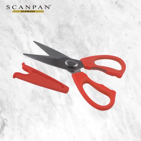 【丹麥SCANPAN】思康廚房剪繽紛系列 19cm廚房剪魅力紅