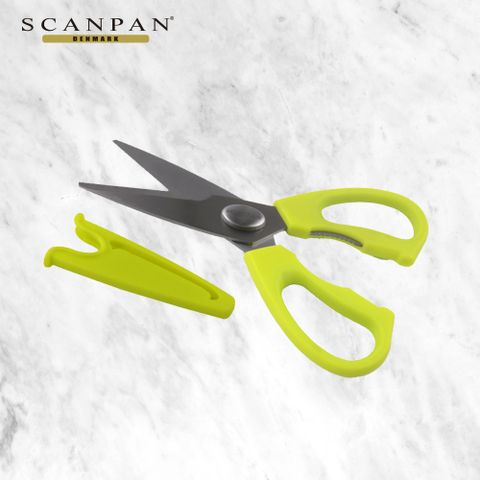【丹麥SCANPAN】思康廚房剪繽紛系列 19cm廚房剪青蘋綠