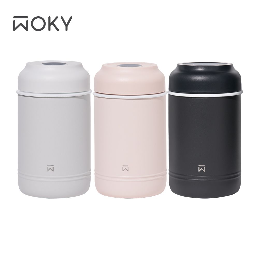 WOKY 沃廚 大口真瓷食物長鮮保溫罐600ml