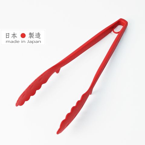 【HOMECHEF】日本製 不沾鍋琺瑯鍋耐熱料理夾 櫻桃紅