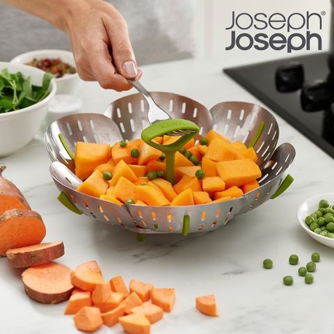 【Joseph Joseph】不鏽鋼收合蒸籃
