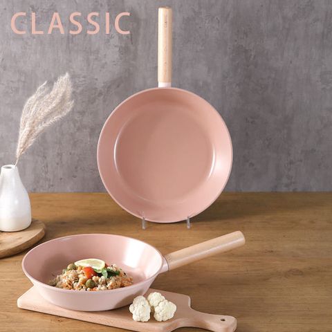 NEOFLAM classic 陶瓷塗層 24cm 平底鍋  (IH爐適用 不挑爐具)