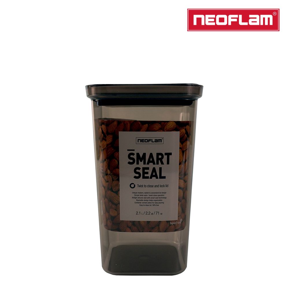 NEOFLAM  SMART SEAL聰明封抗菌遮光儲物罐-方形2100ml