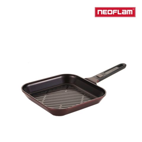 【NEOFLAM】 My Pan系列可拆式手把陶瓷28cm方形煎鍋-紅寶石