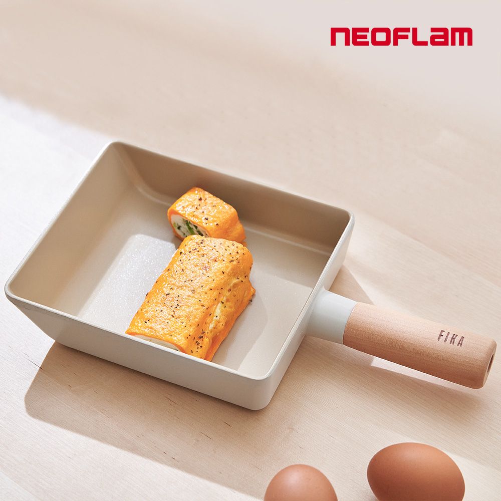 NEOFLAM  FIKA系列鑄造玉子燒鍋15CM(不挑爐具 瓦斯爐電磁爐可用)