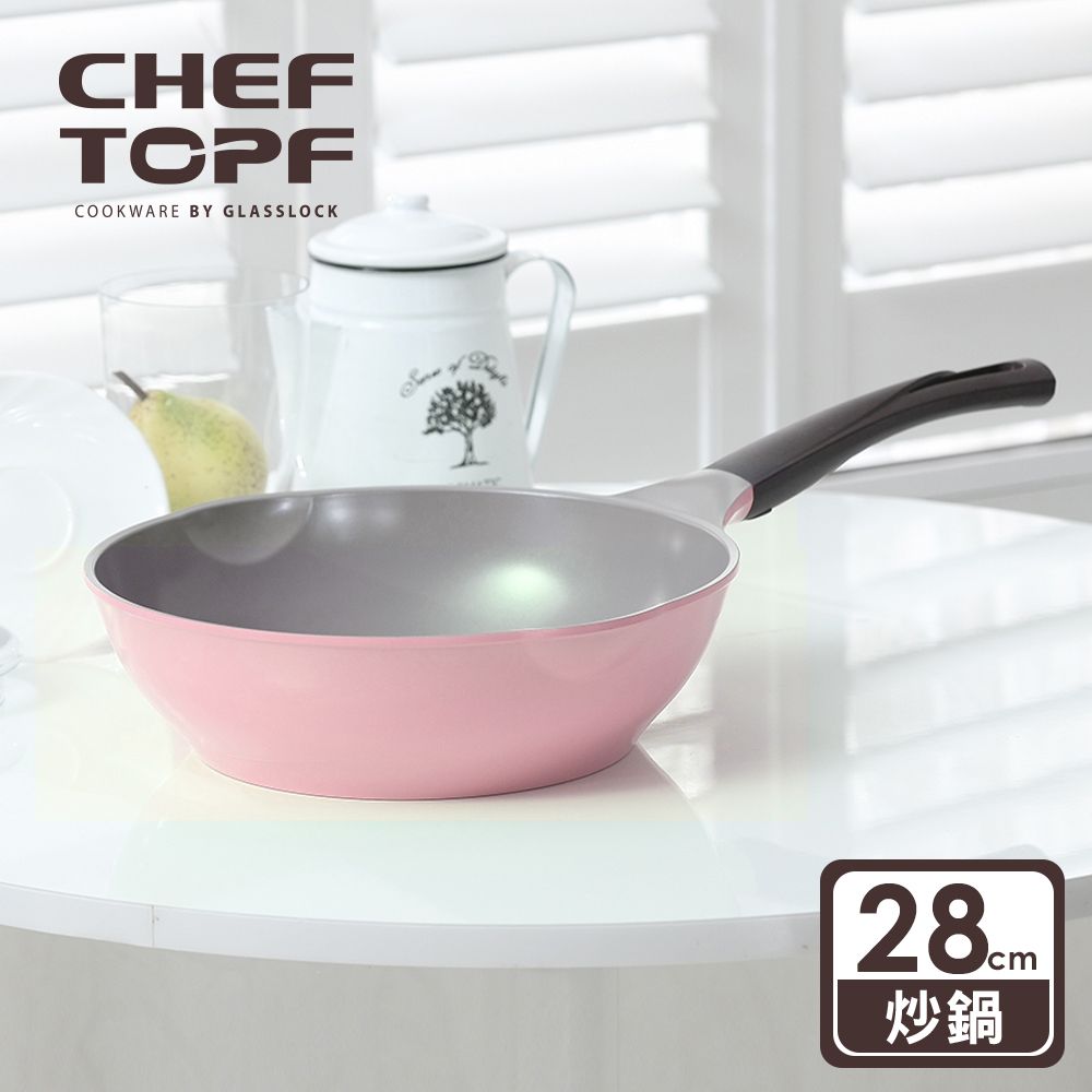 Chef Topf  薔薇系列28公分不沾炒鍋