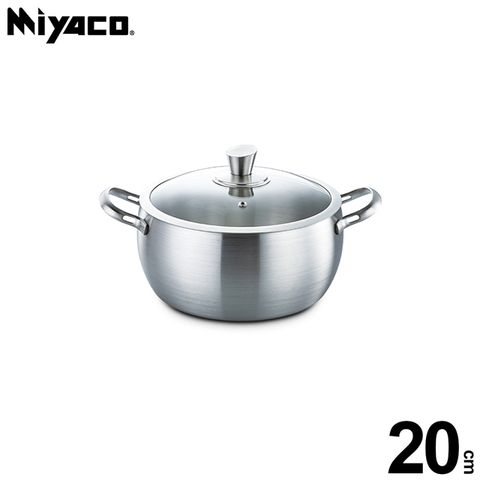 【米雅可 Miyaco】典雅316不銹鋼七層複合金湯鍋 20cm