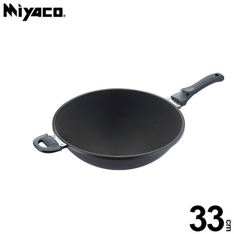 【米雅可 Miyaco】陶瓷不沾炒鍋 33cm (無蓋)