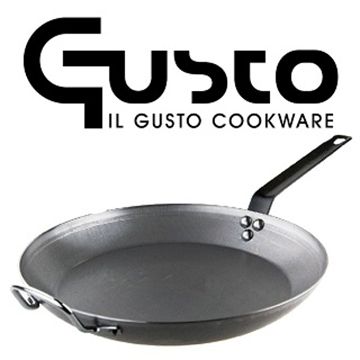 GUSTO 【GUSTO】32cm 商用碳鋼平底鍋