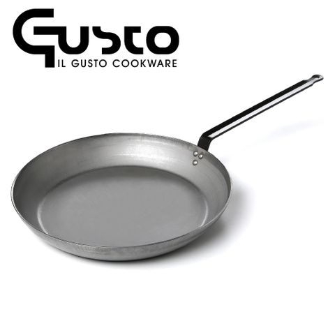 GUSTO 3.0mm厚身 28cm碳鋼平煎鍋