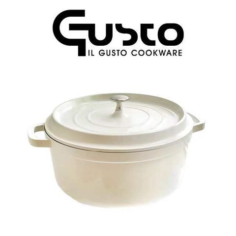 【GUSTO】7公升大容量法式鋁合金壓鑄燉鍋(燉鍋)