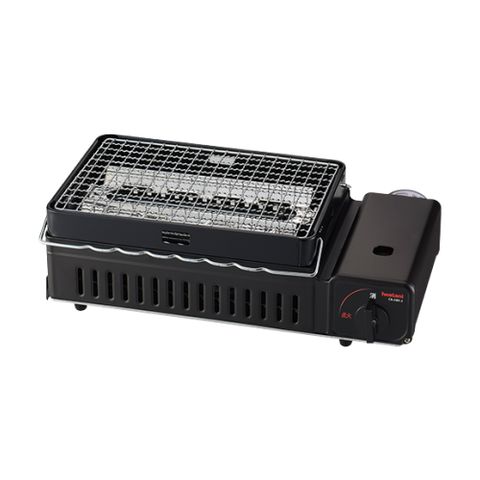 【日本Iwatani】新網烤串燒磁式瓦斯烤爐2.3kw-黑色