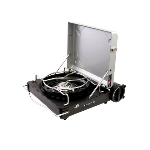 【日本Iwatani】岩谷Forewinds手提式磁式瓦斯爐-星光銀-日本製