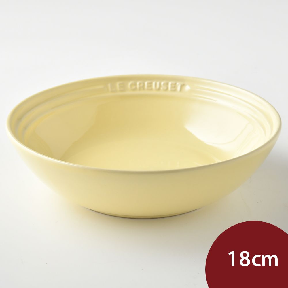 LE CREUSET   陶瓷麥片碗 18cm 奶油黃